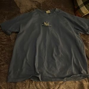 Guatemala short sleeve blue shirt